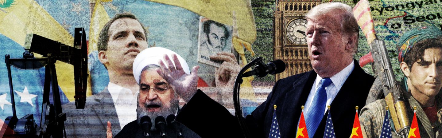 A composite pictures shows a collection of images representative of key themes and trends that will play out in the second quarter of 2019. 