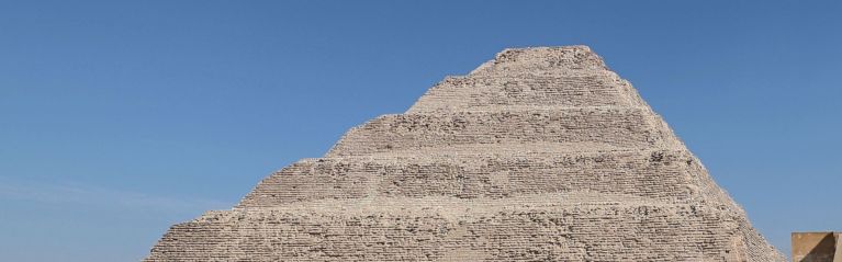 The steps of the pyramid of Djoser are seen in Egypt's Saqqara necropolis, south of the capital Cairo, on March 5, 2020. The steps of the pyramid of Djoser are seen in Egypt's Saqqara necropolis, south of the capital Cairo, on March 5, 2020.