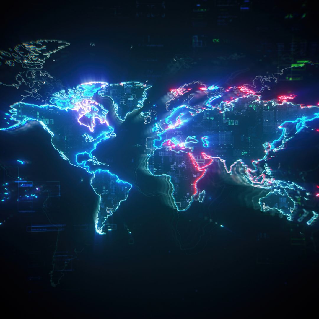 2026 Third-Quarter Forecast Webcast Glowing Map Image