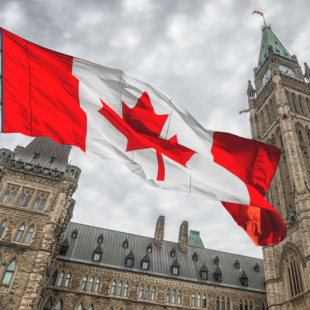 The national Parliament in the Canadian capital of Ottawa.