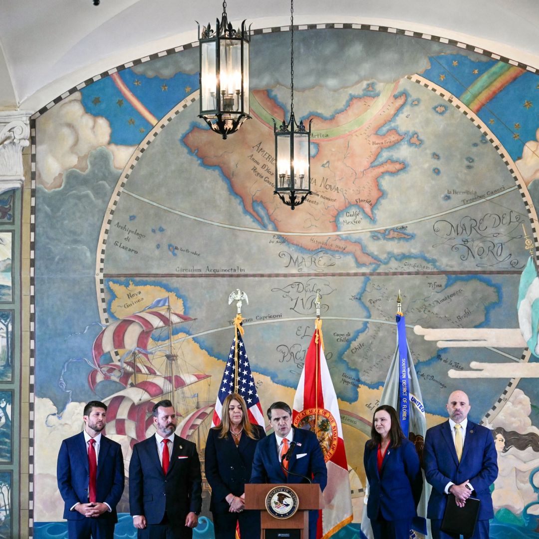 Acting U.S. Attorney General Todd Blanche (center) speaks during a news conference announcing the indictment of former Cuban president Raul Castro, at the Freedom Tower in Miami, Florida, on May 20, 2026. Acting U.S. Attorney General Todd Blanche (center) speaks during a news conference announcing the indictment of former Cuban president Raul Castro, at the Freedom Tower in Miami, Florida, on May 20, 2026.