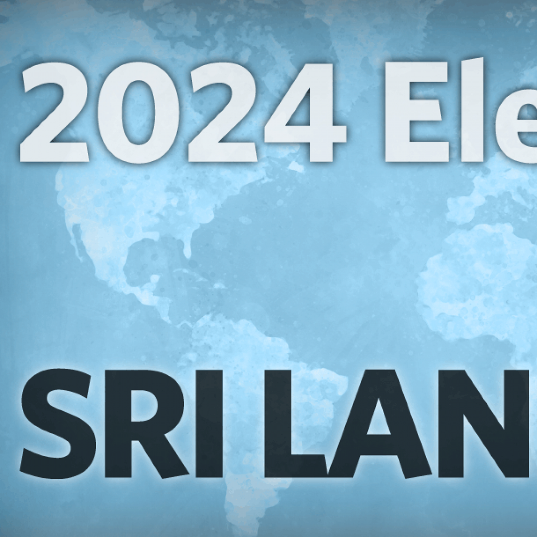 2024 Elections: Sri Lanka 