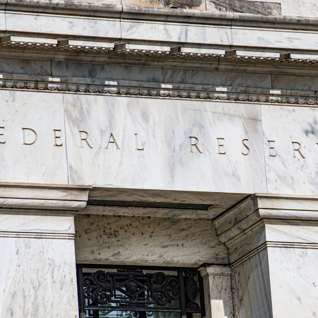 The outside of the Federal Reserve Board building is seen in Washington, D.C. The outside of the Federal Reserve Board building is seen in Washington, D.C.