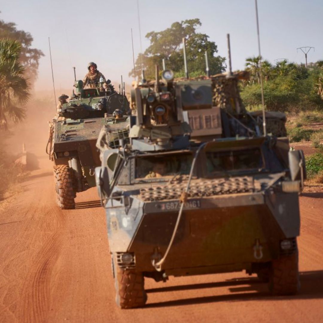 A French army patrol in November 2019 in northern Burkina Faso.