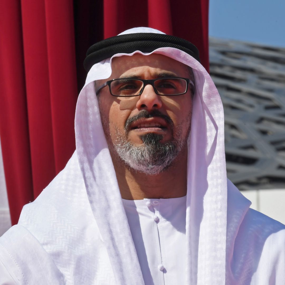 Sheikh Khaled bin Mohammed bin Zayed al-Nahyan attends a ceremony in Abu Dhabi, the United Arab Emirates, on Nov. 11, 2019. 