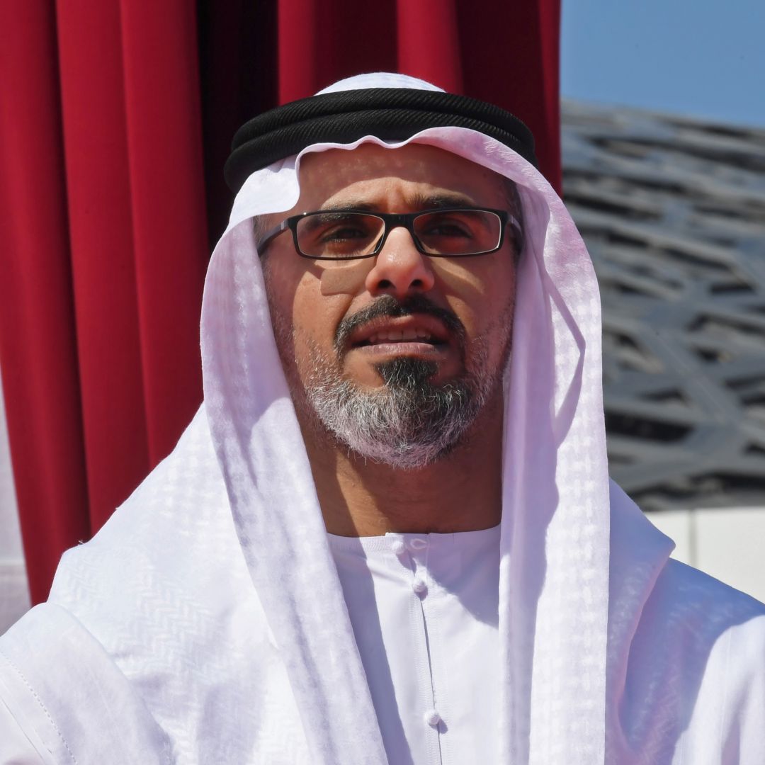 Sheikh Khaled bin Mohammed bin Zayed al-Nahyan attends a ceremony in Abu Dhabi, the United Arab Emirates, on Nov. 11, 2019. Sheikh Khaled bin Mohammed bin Zayed al-Nahyan attends a ceremony in Abu Dhabi, the United Arab Emirates, on Nov. 11, 2019.