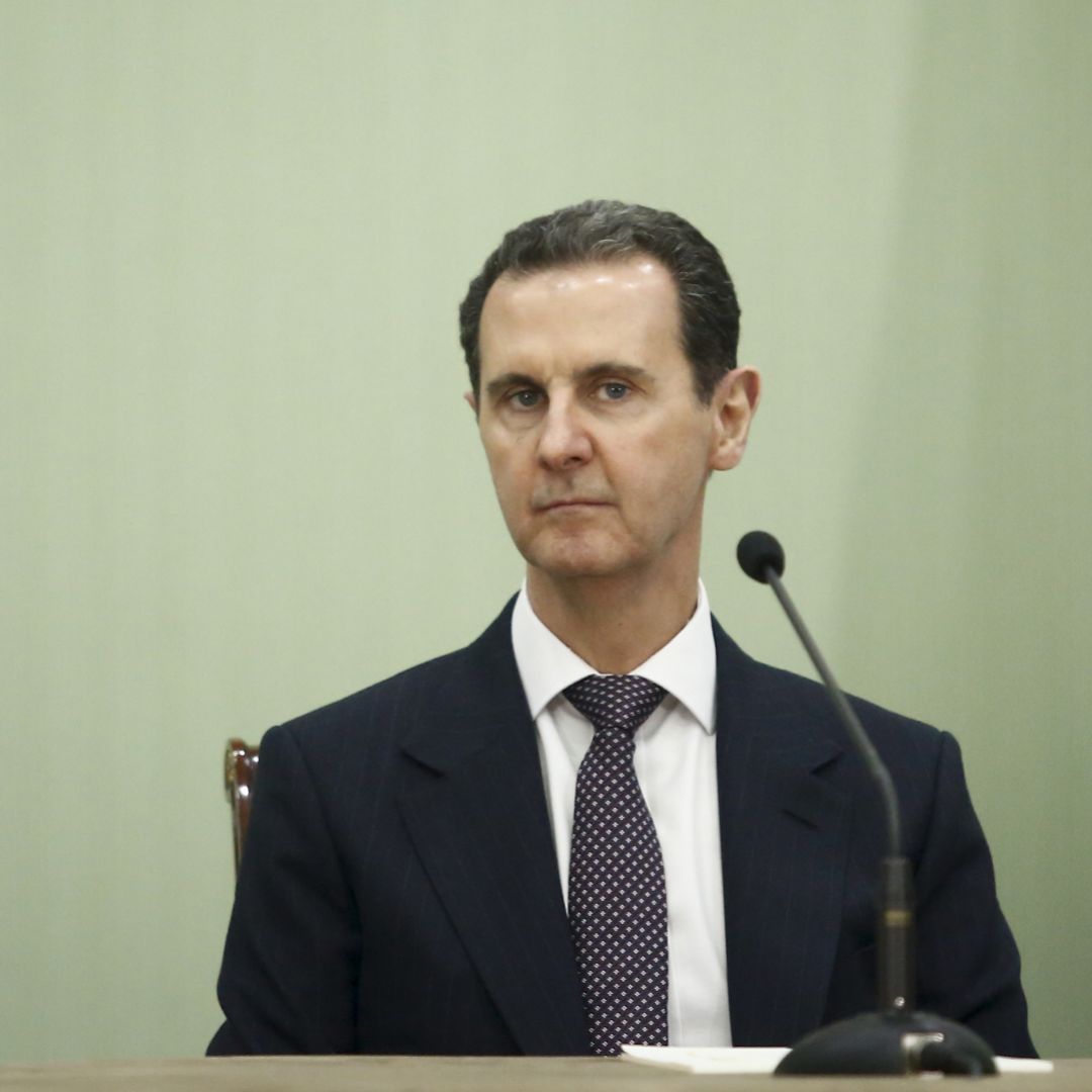 Syrian President Bashar al Assad is seen in Damascus, Syria, on May 3, 2023. 