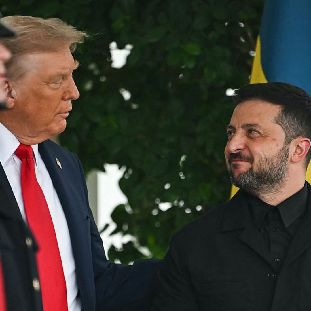 Trump and Zelensky at the White House West Wing in Washington, DC, on August 18, 2025. Trump and Zelensky at the White House West Wing in Washington, DC, on August 18, 2025.