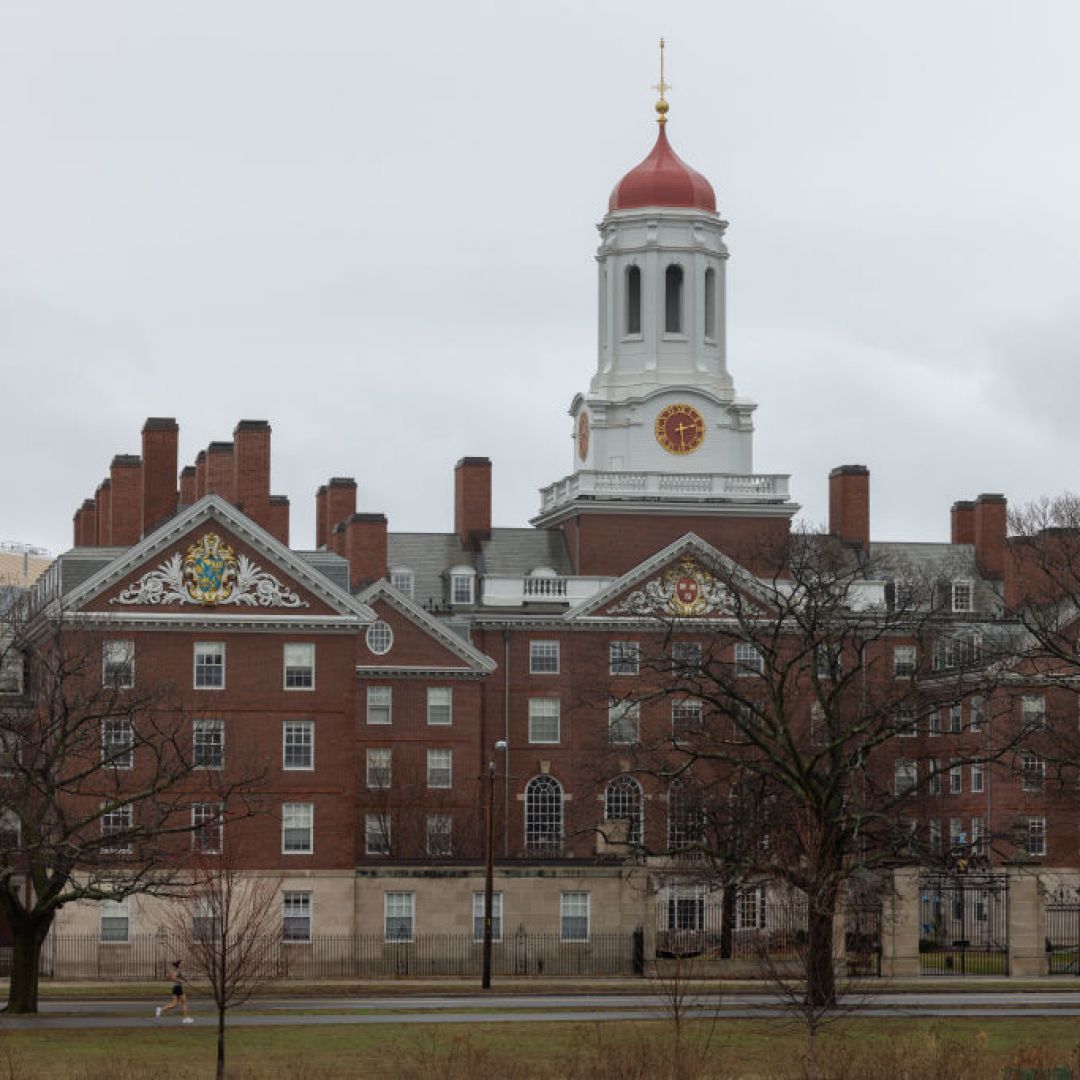 Dunster House at Harvard University is seen on March 17, 2025, in Cambridge, Massachusetts. Dunster House at Harvard University is seen on March 17, 2025, in Cambridge, Massachusetts.