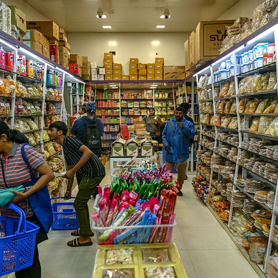 A department store on Sept. 5, 2025, in Mumbai, after the Indian government slashed GST rates. While the government's tax changes will support growth by boosting disposable incomes and household consumption, they are likely only a short-term measure that threatens to strain some Indian states' budgets. A department store on Sept. 5, 2025, in Mumbai, after the Indian government slashed GST rates.