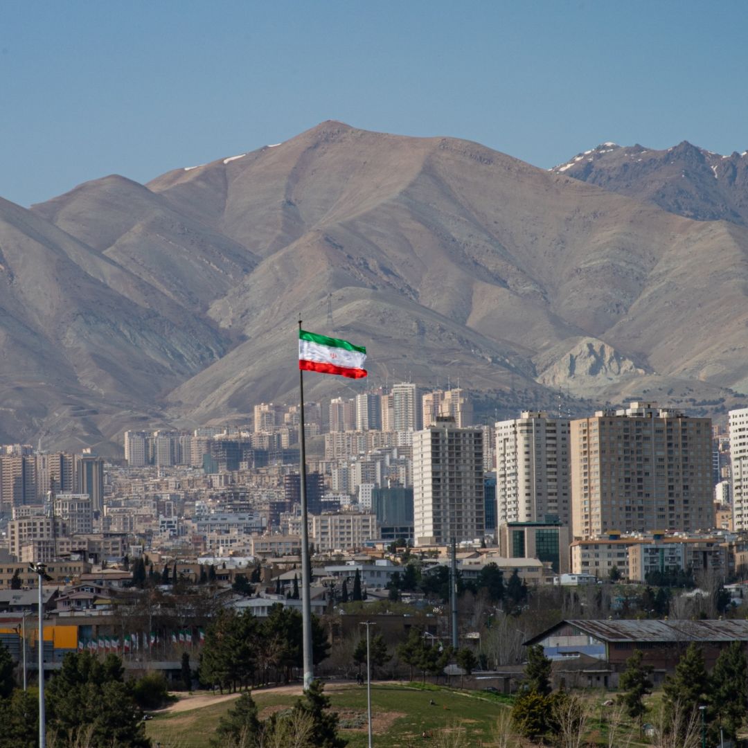 The Iranian capital of Tehran.