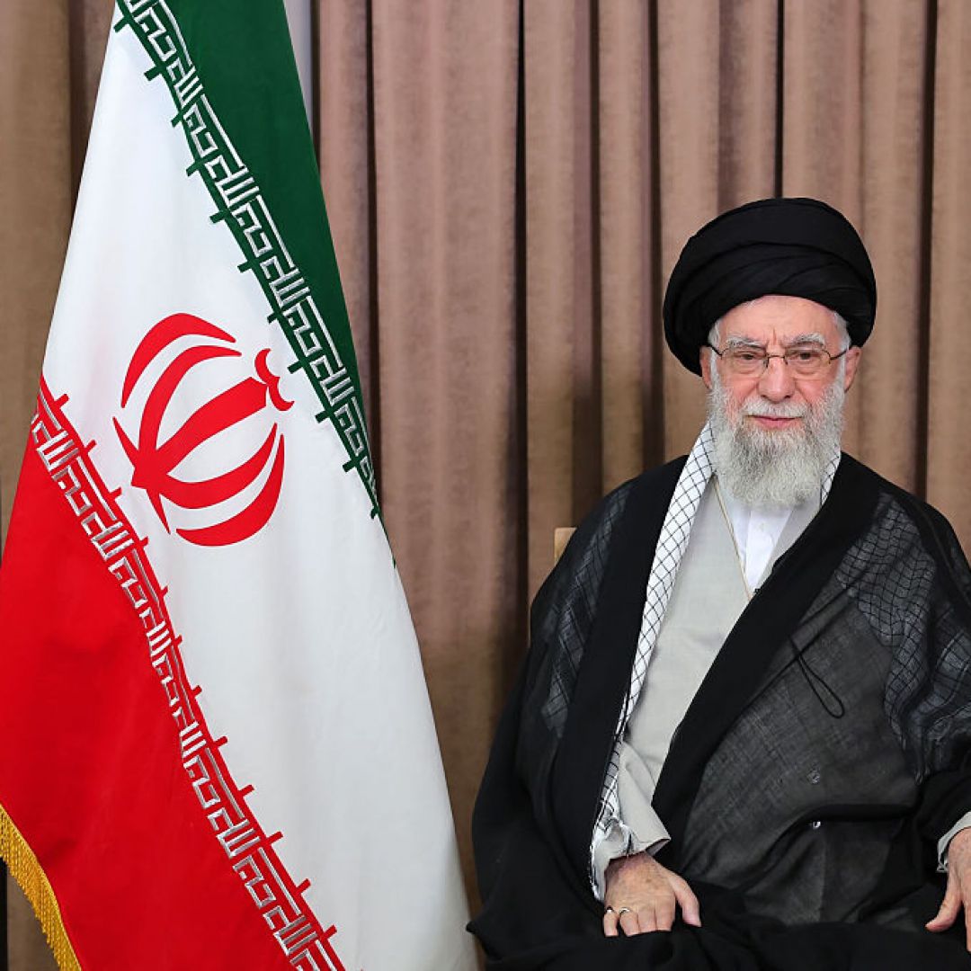 Iranian Supreme Leader Ali Khamenei addresses the nation in a state television broadcast on June 18, 2025, in Tehran, Iran. Iranian Supreme Leader Ali Khamenei addresses the nation in a state television broadcast on June 18, 2025, in Tehran, Iran.