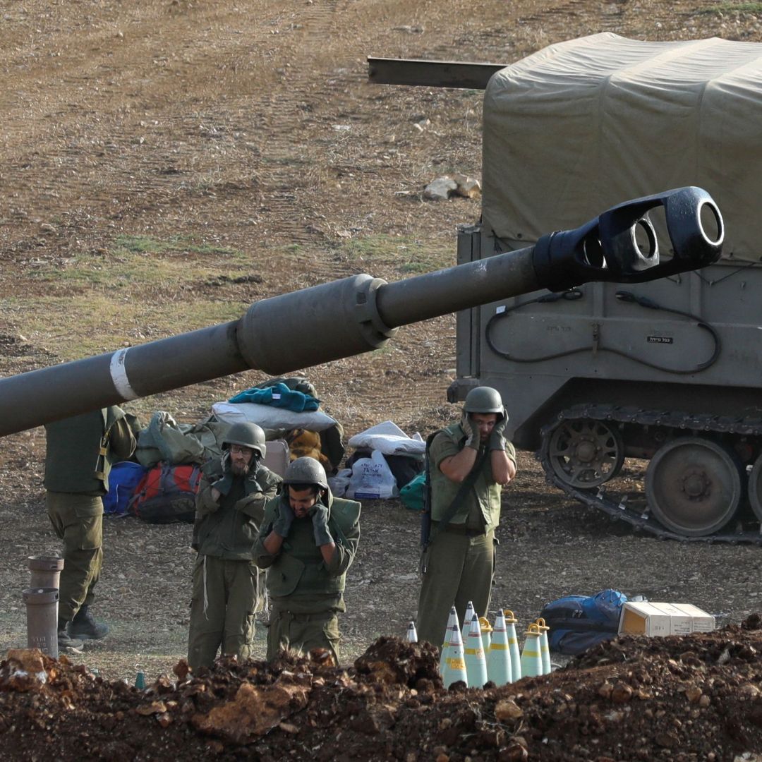 Israeli forces launch artillery fire toward southern Lebanon from the border zone in northern Israel on Oct. 9, 2023, while Hezbollah denied involvement in clashes or ''any infiltration attempt'' into Israel. Israeli forces launch artillery fire toward southern Lebanon from the border zone in northern Israel on Oct. 9, 2023, while Hezbollah denied involvement in clashes or ''any infiltration attempt'' into Israel.