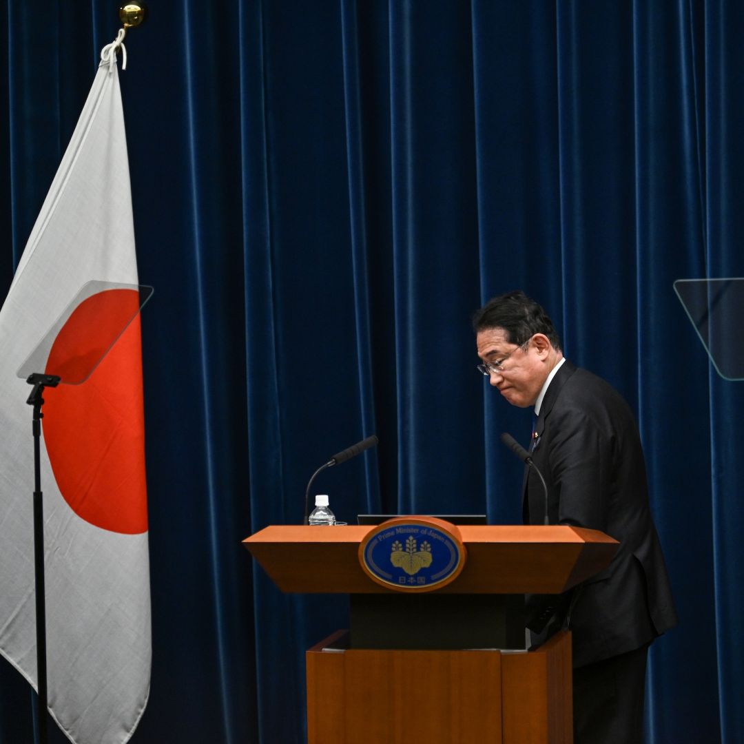 Japanese Prime Minister Fumio on Aug. 14 in Tokyo.