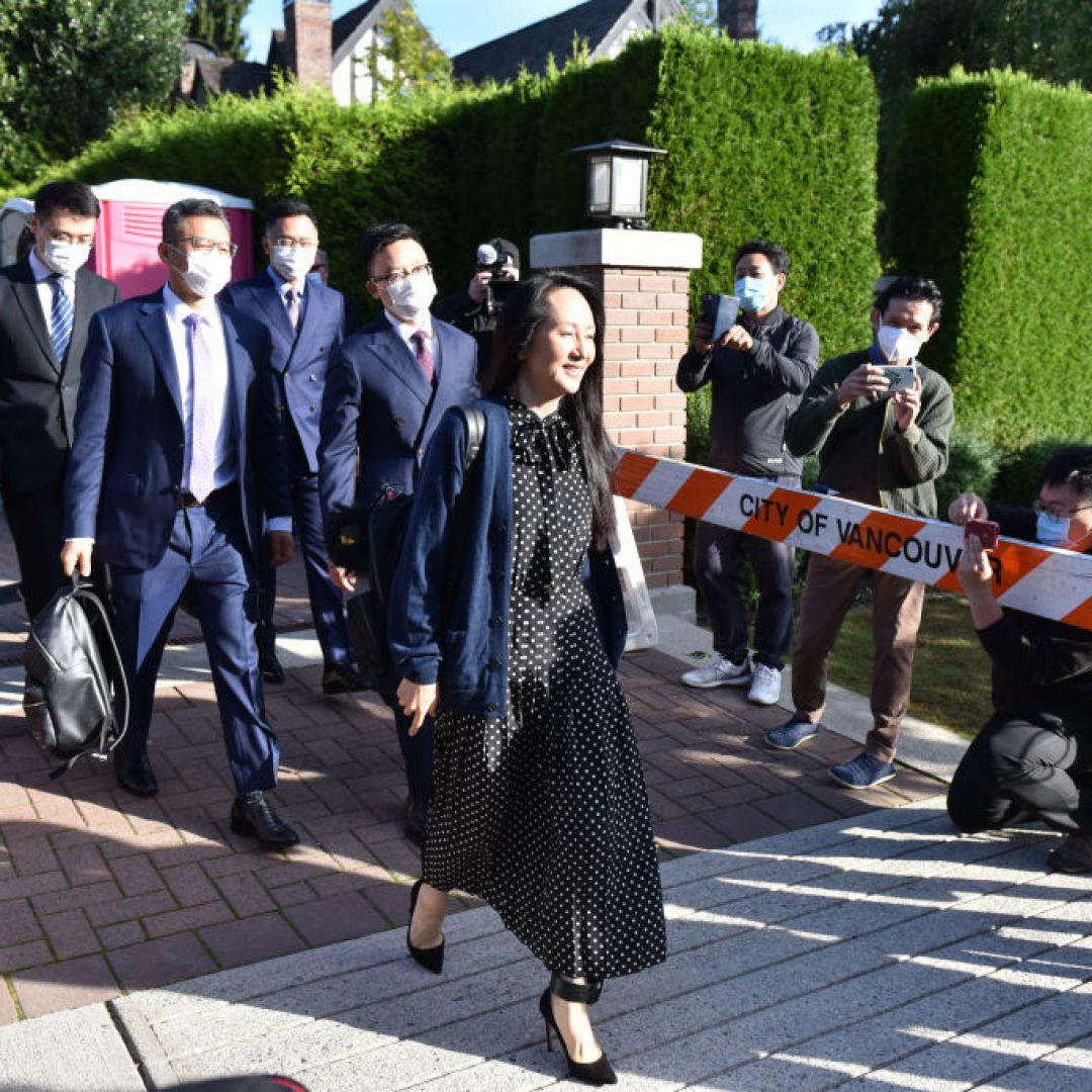 Huawei CFO Meng Wanzhou on Sept. 24, 2021, in Vancouver, Canada. Beijing's tacit acknowledgment of its use of hostage diplomacy tactics leaves Canada's -- and the U.S. -- population and legislature thoroughly distrustful of it. Huawei CFO Meng Wanzhou on Sept. 24, 2021, in Vancouver, Canada.