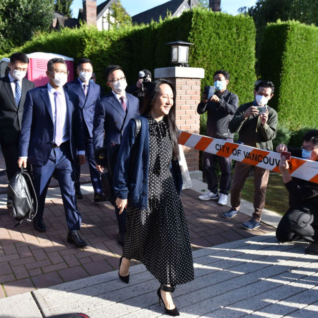 Huawei CFO Meng Wanzhou on Sept. 24, 2021, in Vancouver, Canada.