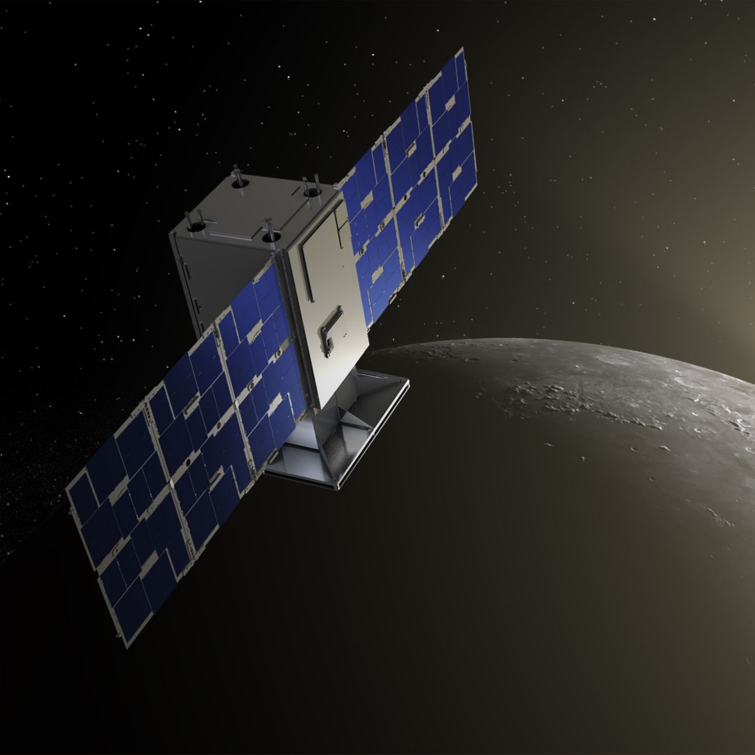 An artist's rendering of NASA Capstone, which will be the first spacecraft to test the so-called near-rectilinear halo orbit around the moon. Rocket Labs plans to launch the CAPSTONE CubeSat for its mission to the Moon on June 27 from a New Zealand spaceport. An artist's rendering of NASA Capstone, which will be the first spacecraft to test the so-called near-rectilinear halo orbit around the moon.