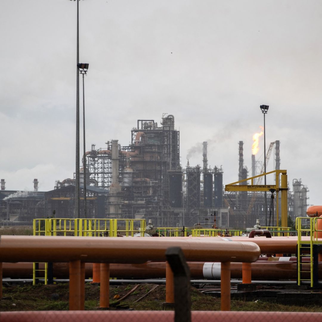 The Dangote petroleum refinery plant is seen in Lagos, Nigeria, on April 6, 2026. The Dangote petroleum refinery plant is seen in Lagos, Nigeria, on April 6, 2026.