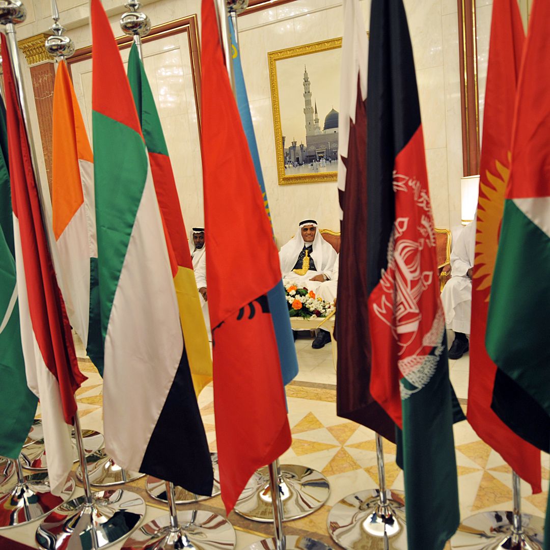 An Organization of Islamic Cooperation summit in the Saudi city of Mecca on Aug. 13, 2012. The foreign ministers of some of the OIC's 57 member states will meet Dec. 17 in Islamabad, Pakistan, to discuss how to support stability in Afghanistan following the 2021 Taliban takeover of the country. An Organization of Islamic Cooperation summit in the Saudi city of Mecca on Aug. 13, 2012.