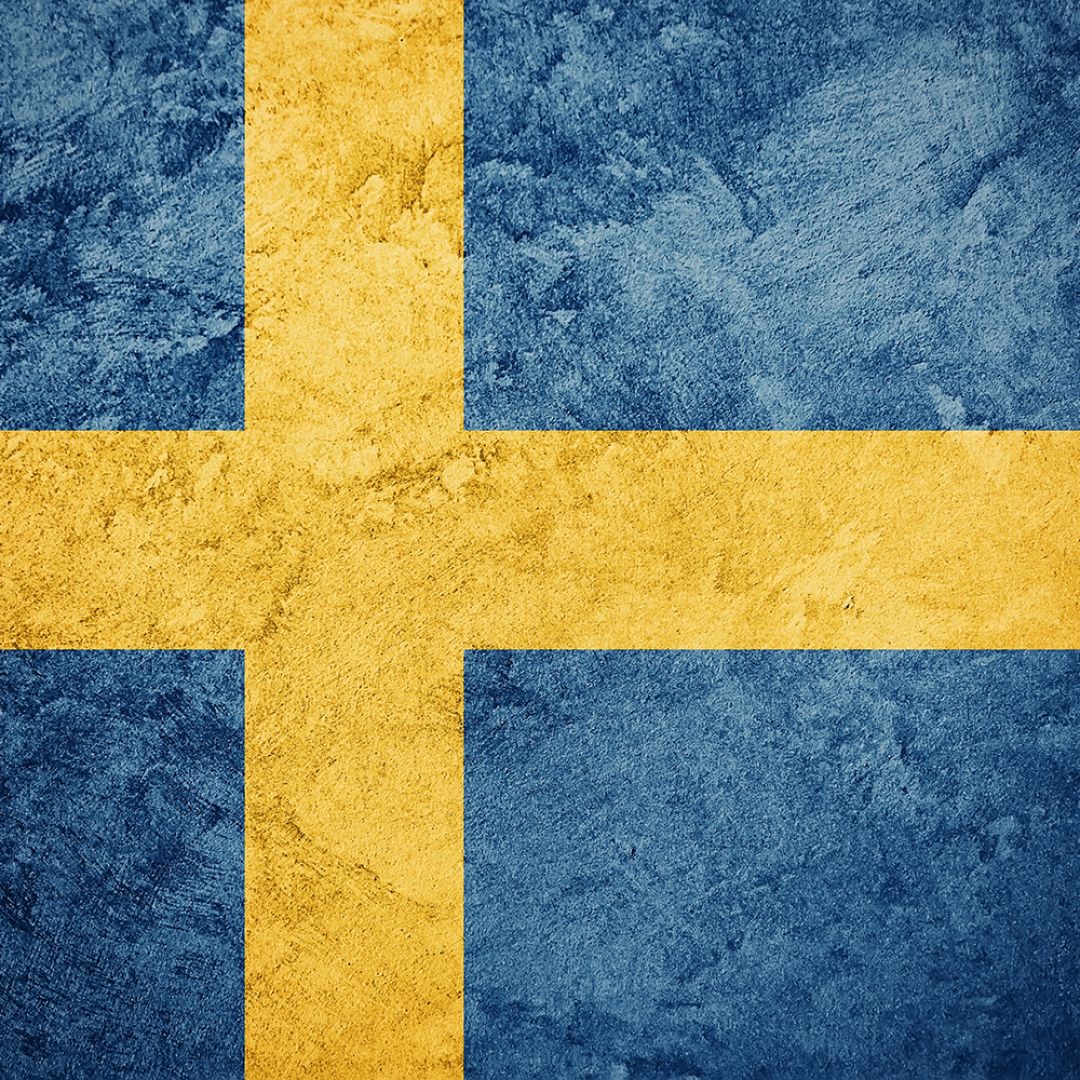 The Swedish flag