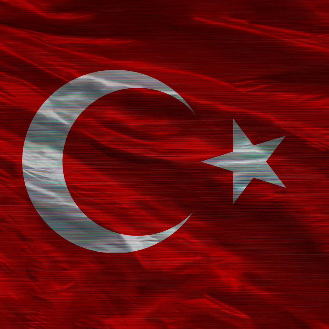 An image of the Turkish flag. An image of the Turkish flag.