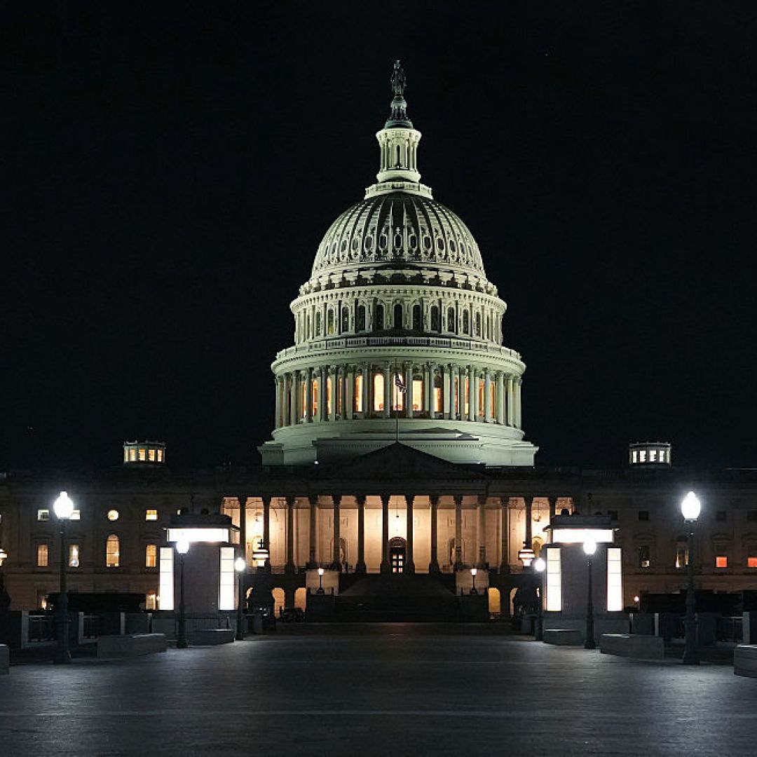 The U.S. Capitol building is seen on the evening of May 20, 2025, in Washington, D.C. The U.S. Capitol building is seen on the evening of May 20, 2025, in Washington, D.C.