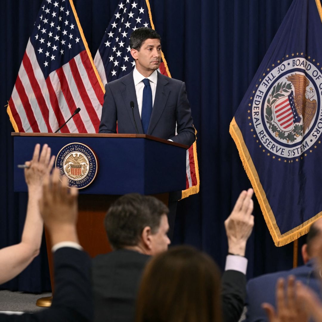 U.S. Federal Reserve Chair Kevin Warsh holds a press conference in Washington, D.C., on July 29, 2026. U.S. Federal Reserve Chair Kevin Warsh holds a press conference in Washington, D.C., on July 29, 2026.