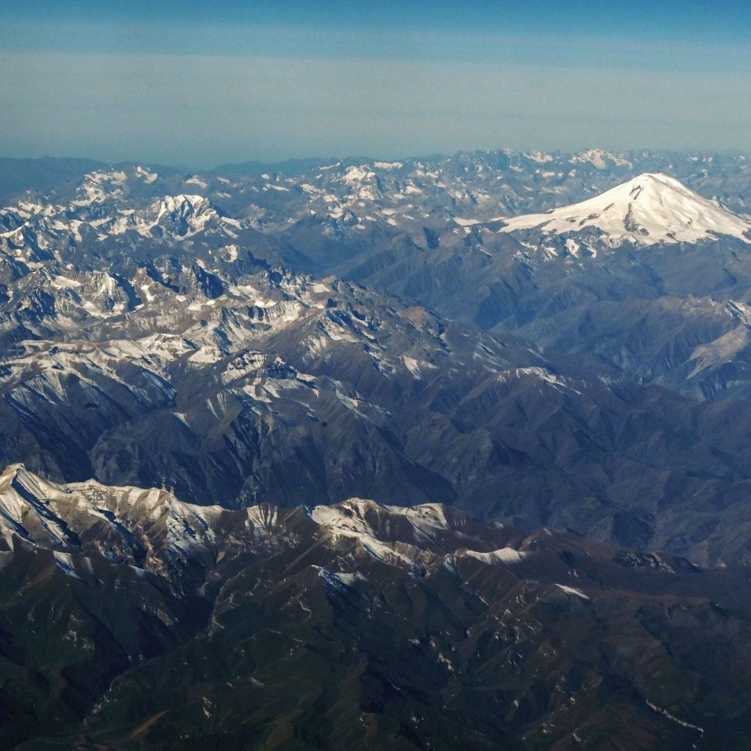 The Caucasus Mountains on Oct. 9, 2020.