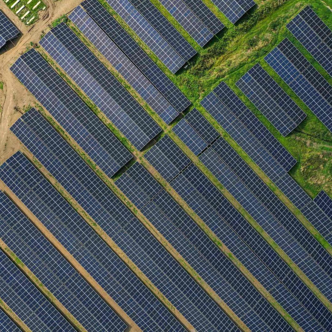 Solar panels on Aug. 9, 2023, in Neuss, Germany.