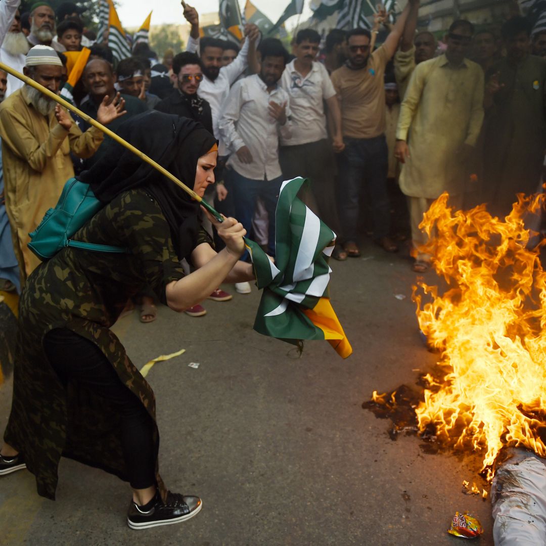 India and Pakistan regularly target each other with mortar shells and gunfire on the de facto border known as the Line of Control in the disputed Himalayan territory of Kashmir, which is claimed by both nuclear-armed countries. 