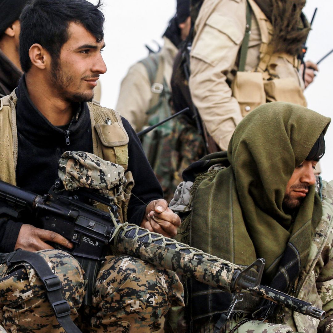 Washington's plan for fighting the extremist group ends in Mosul and Raqqa. In preparation for the battle to retake the Syrian city of Raqqa from the Islamic State, members of the Syrian Democratic Forces, a U.S.-backed group comprising Kurdish and Arab fighters, has begun its campaign to isolate the city.