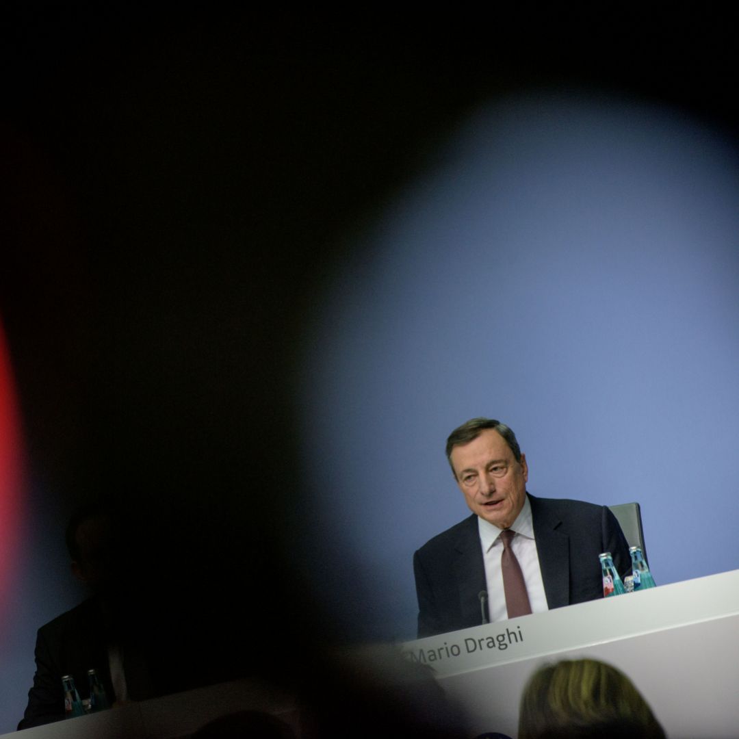 When Mario Dragui, seen through the lens of a television camera, steps down as the head of the European Central Bank in 2019, the odds-on favorite to replace him will be Germany's Jens Weidmann.