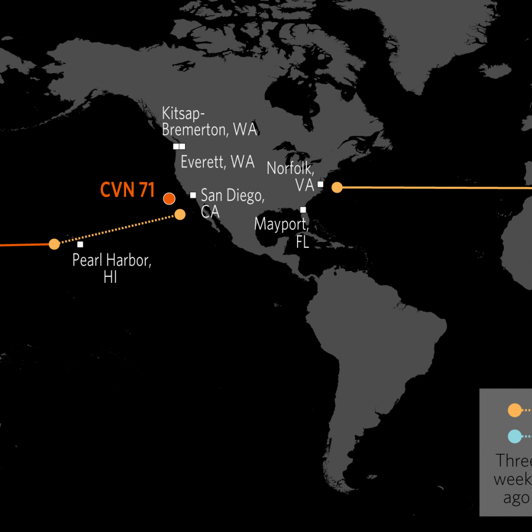 Naval Update Map display