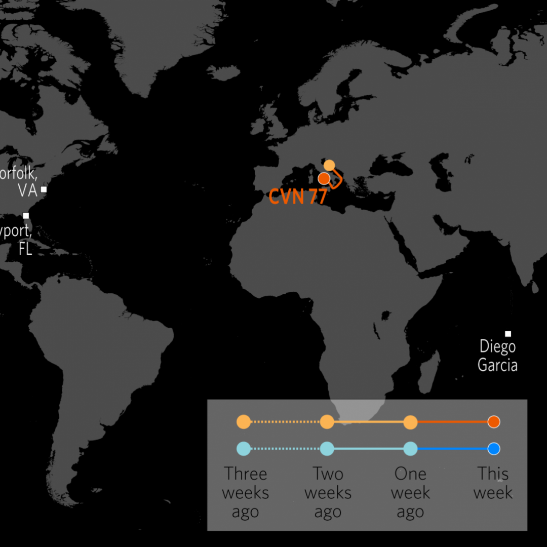 Naval Update Map display