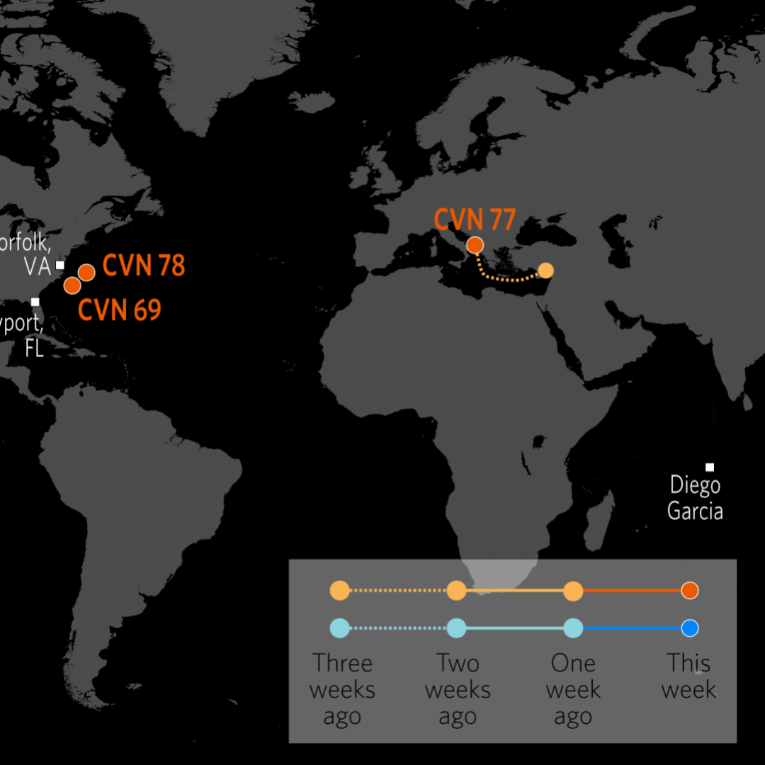 Naval Update Map display