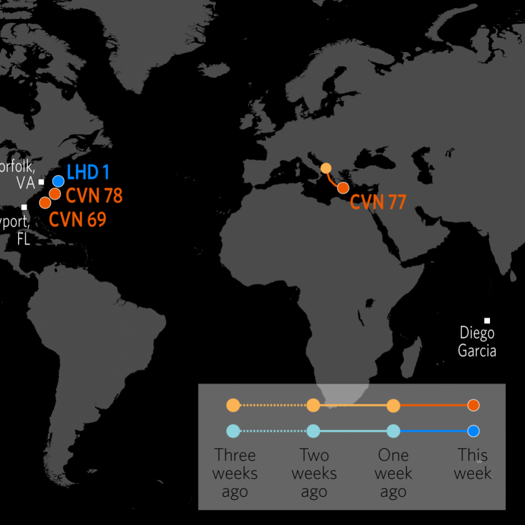 Naval Update Map display