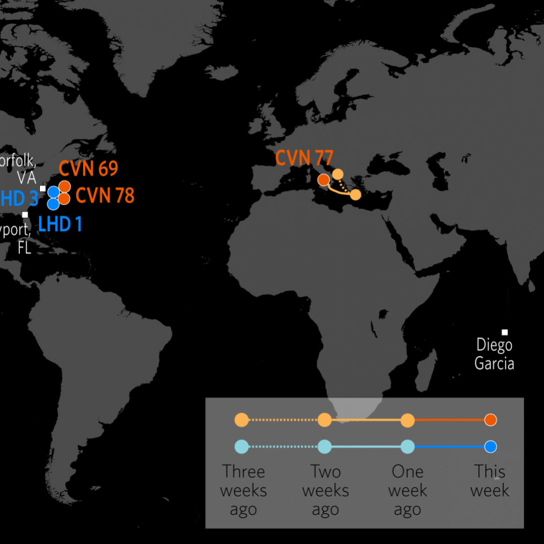 Naval Update Map display