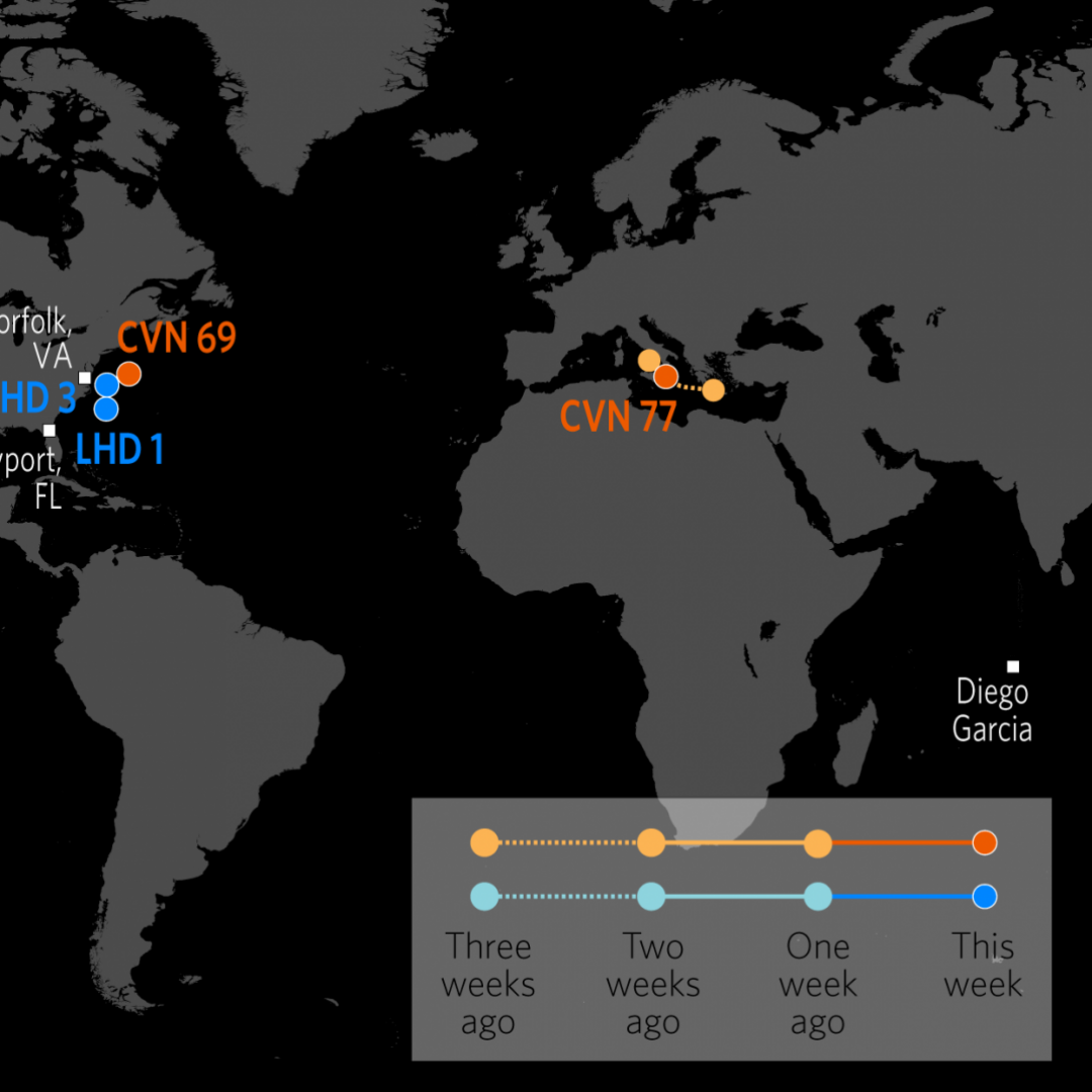 Naval Update Map display