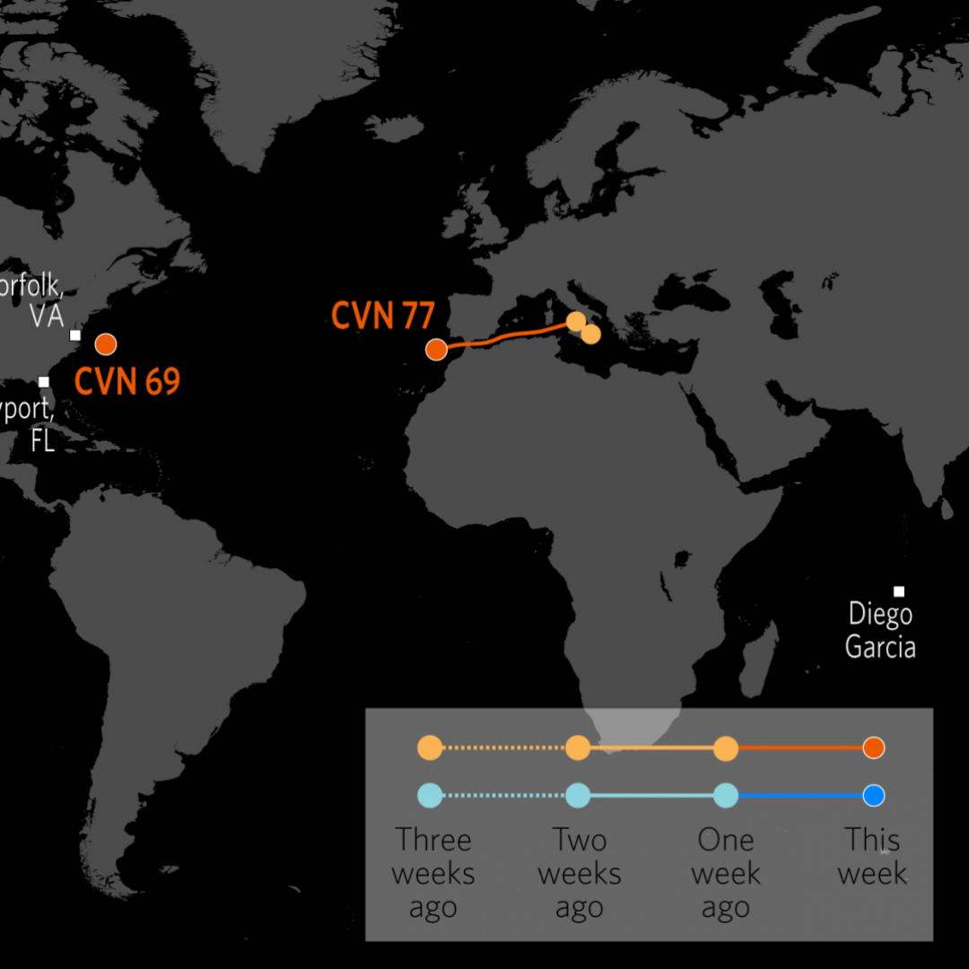 Naval Update Map display