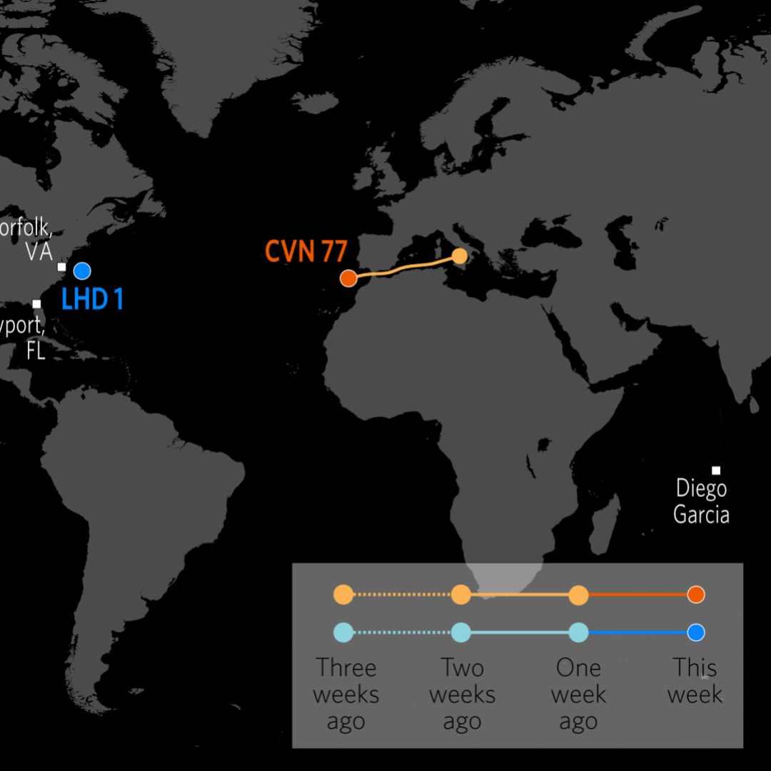Naval Update Map display