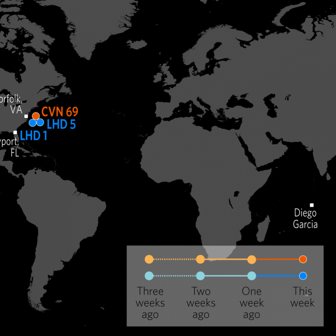 Naval Update Map display