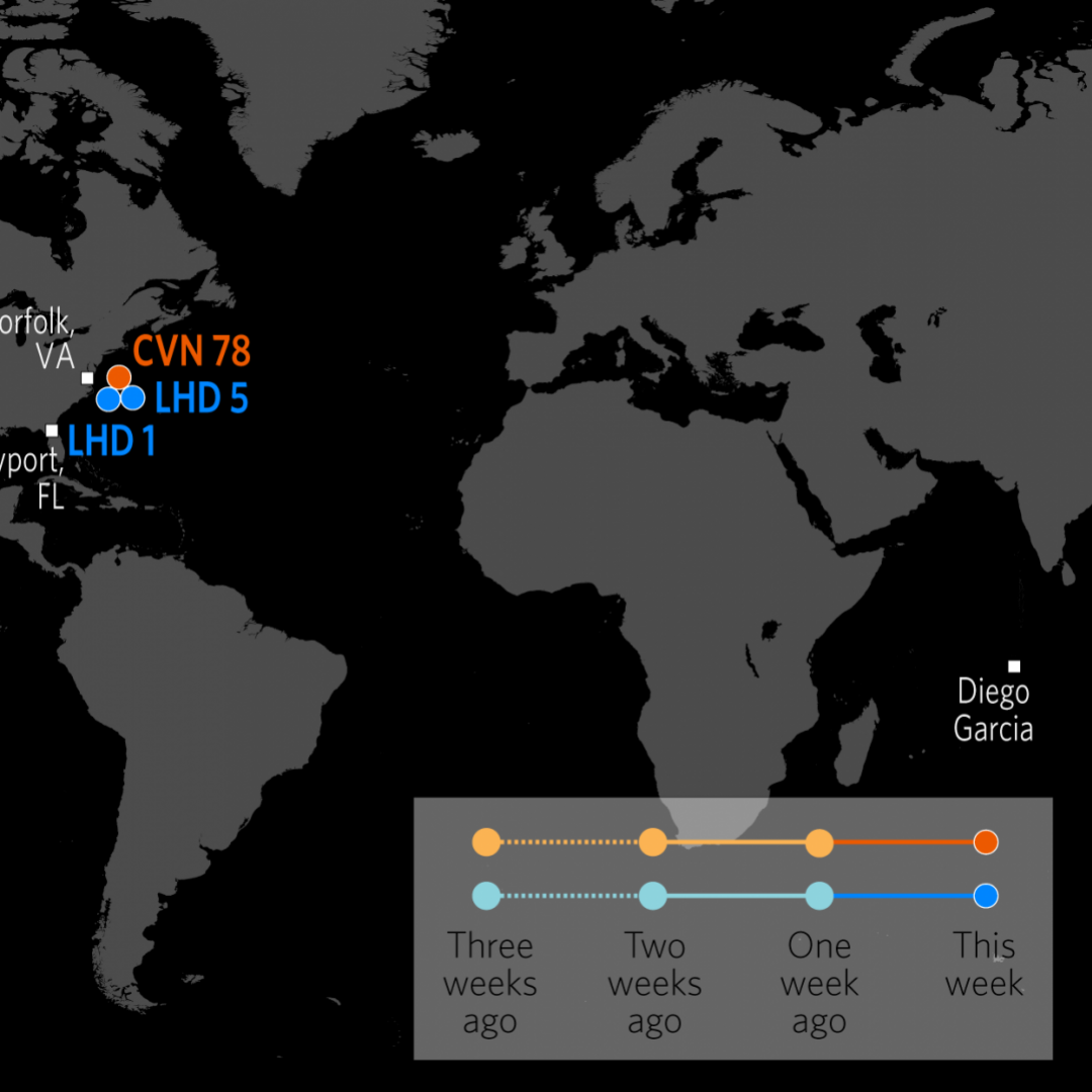 Naval Update map display