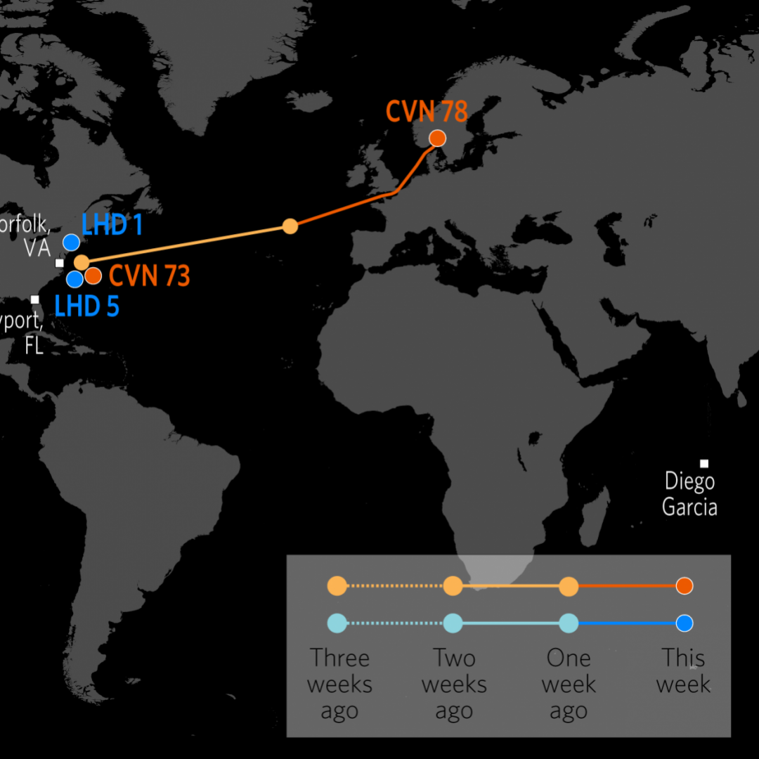 Naval Update Map display