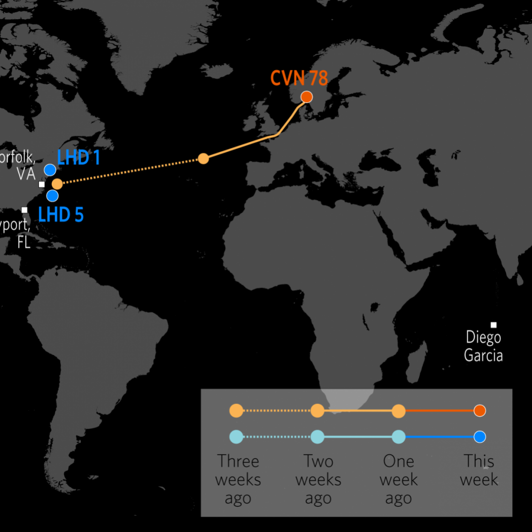 Naval Update Map display