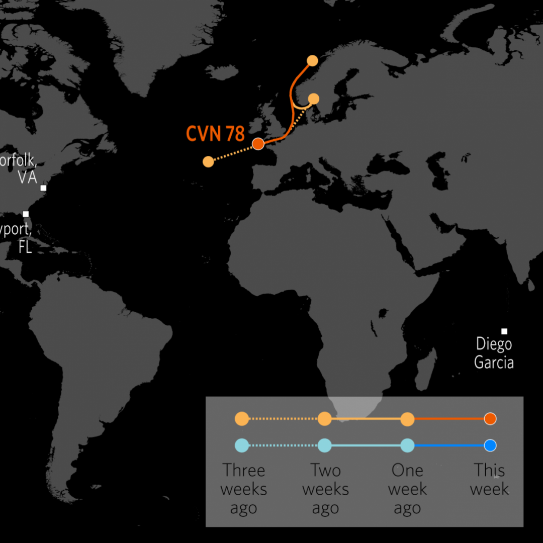 Naval Update Map display