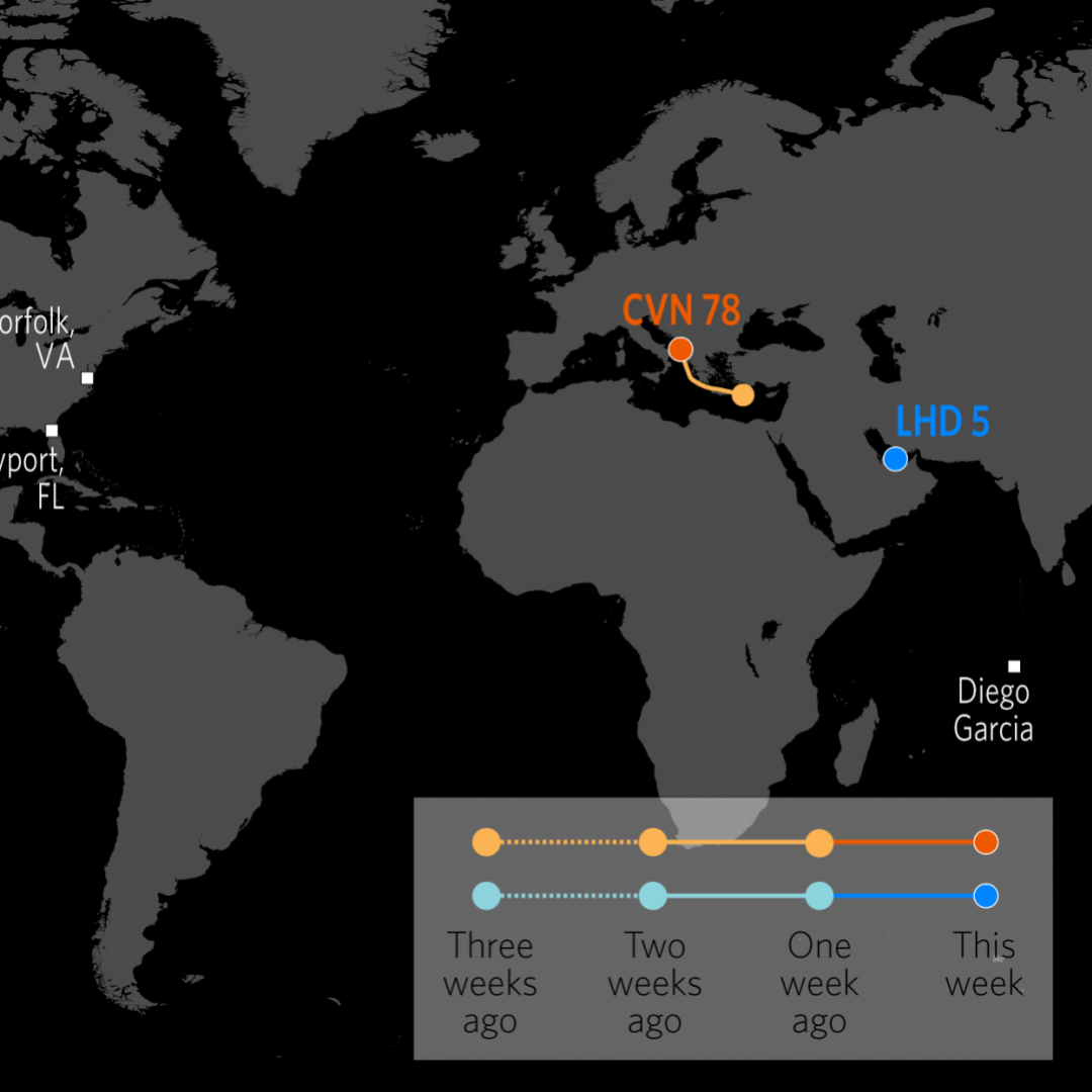 Naval Update Map display