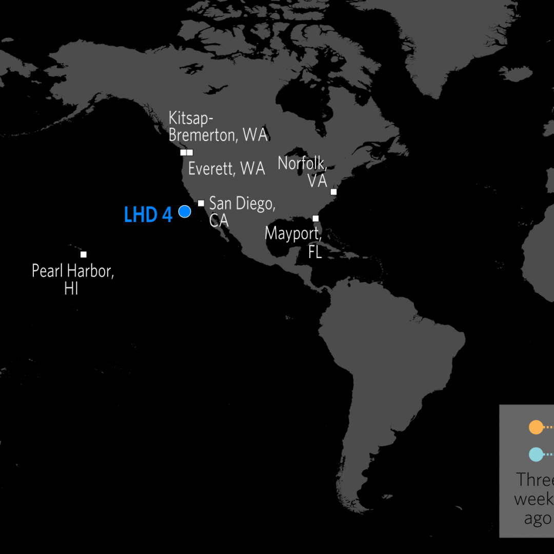 Naval Update Map display