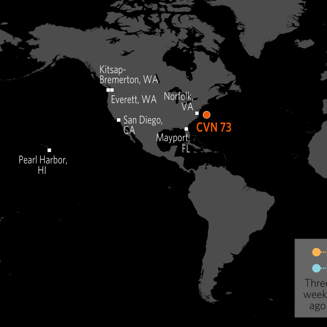 Naval Update Map display