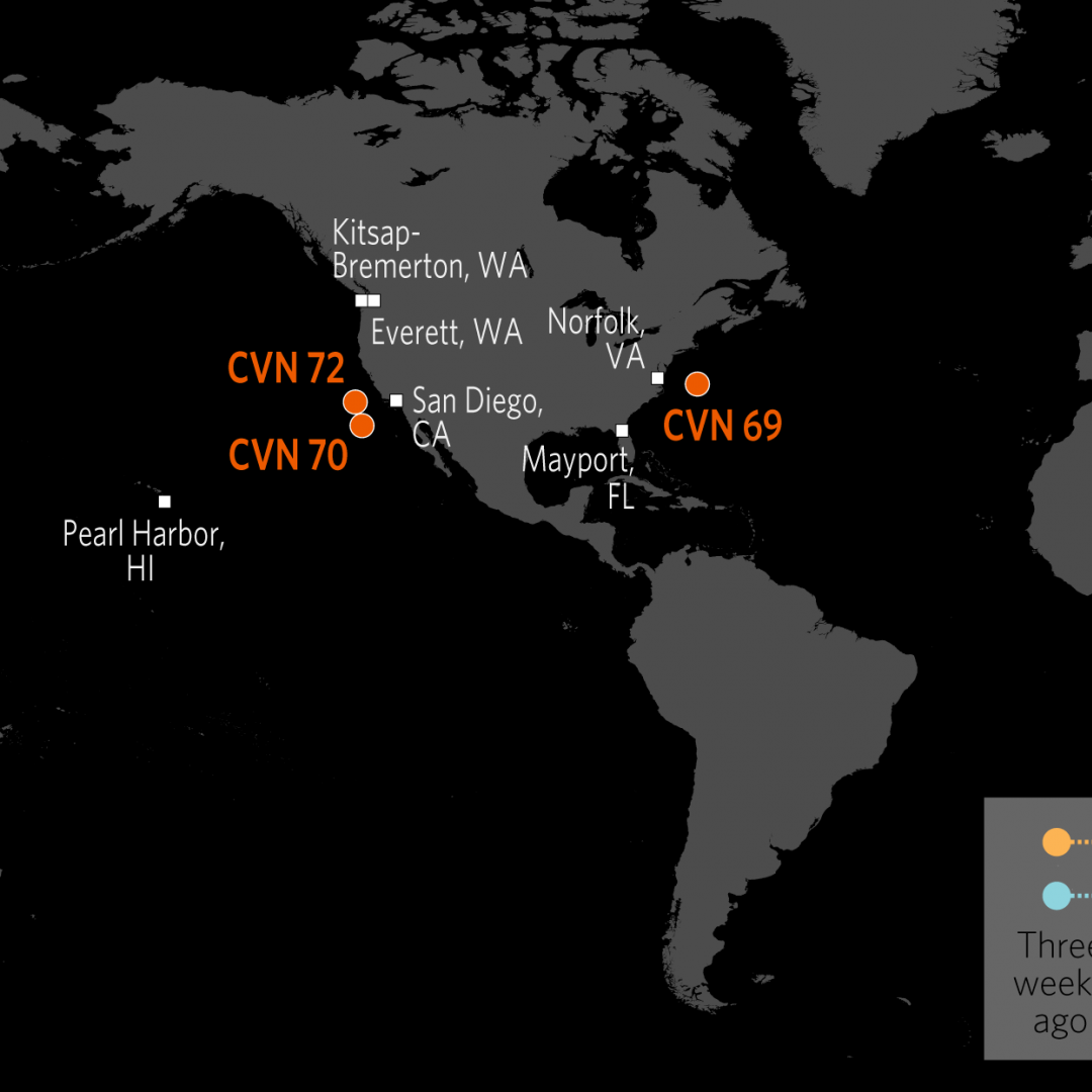 Naval Update Map display