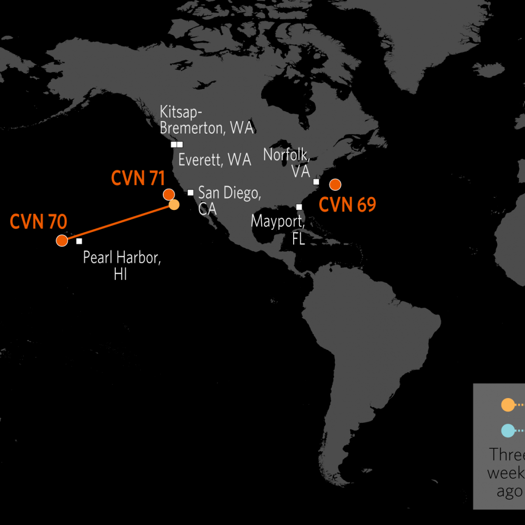 Naval Update Map display
